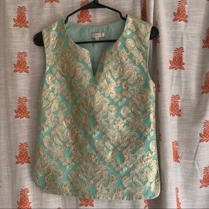 JCrew Brocade Top Size 00